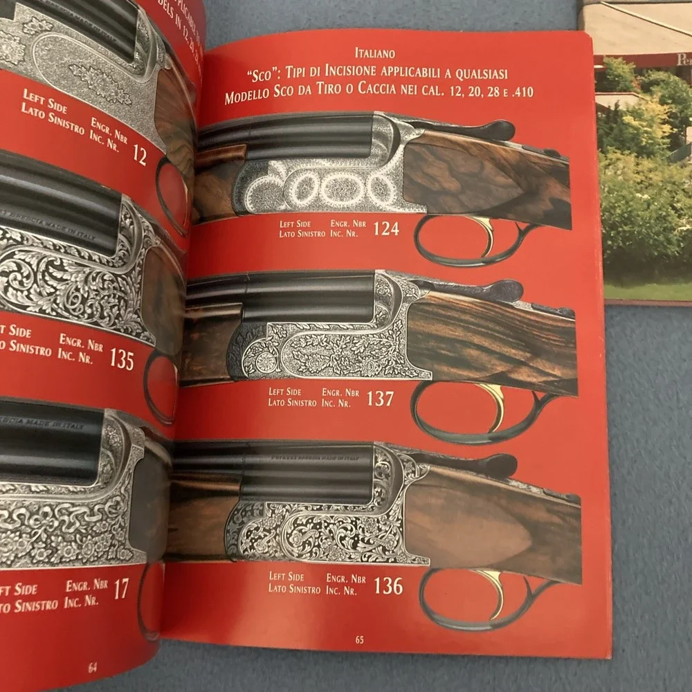 Perazzi Custom Shotguns Dealer Product Catalogs from 2000 & 2003